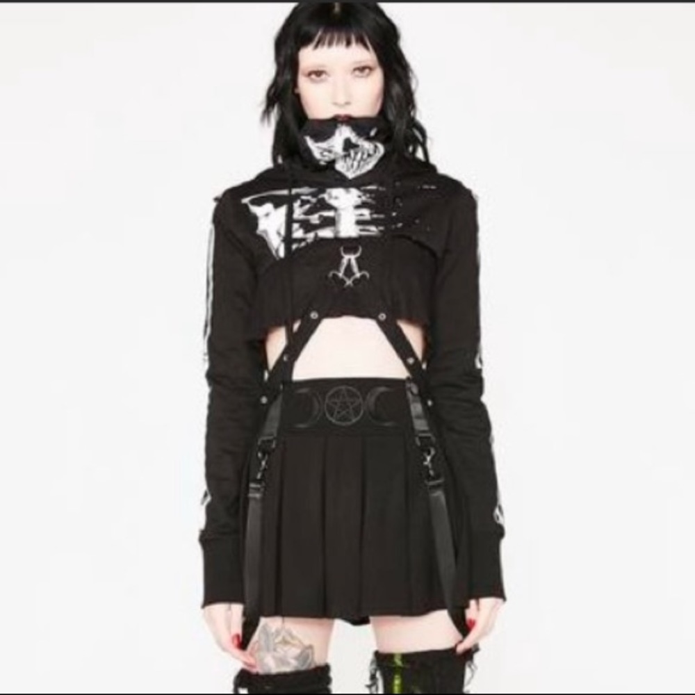 **SOLD ON MERC** Killstar x Rob Zombie | Bolero Hoodie - Picture 4 of 15